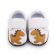 Pantofiori albi pentru baietei - Dino (Marime Disponibila: 6-12 luni (Marimea 19 incaltaminte)) LId2659-4-sa26