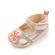 Pantofiori aurii cu floricica brodata (Marime Disponibila: 3-6 luni (Marimea 18 incaltaminte)) ADd2446-1-sa24