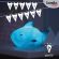 Lampa de veghe cu LED, cu oprire cronometrata, forma rechin, albastra, Lumilu Sea Life Shark, Reer 52303