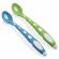 Set 2 lingurite din silicon BabyJem Soft Spoon (Culoare: Bleu) JEMbj_5633