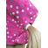 Palarie de soare Pink Confetti din bumbac, ajustabila, pentru fetițe cu parul prins in coada KDEPAL33RZB54C