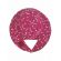 Palarie de soare Pink Confetti din bumbac, ajustabila, pentru fetițe cu parul prins in coada KDEPAL33RZB54C