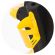 Masinuta de impins Chipolino Flash yellow cu maner si copertina HUBROCFLH02104YE