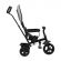 Tricicleta 5 in 1, MoMi IRIS Grey, Scaun rotativ 360°, Suport pentru picioare detasabil, Maner telescopic, Cos pentru jucarii, Materiale usor de curatat KRTROTR00010