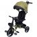 Tricicleta pliabila pentru copii Impera kaki, scaun rotativ, copertina de soare, maner pentru parinti Kidscare SUPKCT_IMPERA_kaki