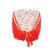 Baby Nest din Cocos MyKids Hearts-Red White MYK00080375