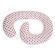 Perna De Alaptare Multifunctionala MyKids White Grey-Pink MYK00080655