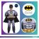 Costum Batman negru si gri pentru copii 6-8 ani JUBHB-9906059