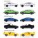 Set Majorette Dream Cars Italy cu 5 masinute din metal HUBS212053178