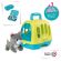 Set Smoby Veterinary Case, trusa veterinar cu pisica, cusca de transport si accesorii HUBS7600340302