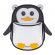 Saculet din plasa pentru jucarii de baie, prindere cu ventuze, forma de pinguin, fara BPA, 0+ luni, Reer MyHappyPingu 76062