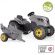 Tractor cu pedale si remorca Smoby Stronger XXL gri HUBS7600710202