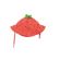 Palarie de soare Zoocchini, UPF50 +, Marime M, 6-12 Luni - Strawberry KRTZOO6166