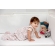 Sac de dormit copii, Baby Bear roz, din bumbac, 130 cm, 0.5 tog - Vara KDEV13005BBR