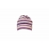 Caciula Violet Stripes, cu bordura, in strat dublu, 46-48 cm KDECDB1836VSTR