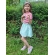 Fustita de vara pentru fete, din muselina, Minty, 98-104 cm (3-4 ani) KDEFVM34MINTY