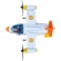Avion Simba Fireman Sam Swift Rescue 42 cm cu figurine si accesorii HUBS109252615038