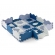 Puzzle din spuma, Jolly 3, 25 piese, 118,5 x 118,5 cm, Blue EKDmm5615