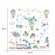 Sticker Decorativ Pentru Copii, Autoadeziv, Avioane si baloane, 90x90 cm EKDWS63024
