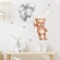 Sticker Decorativ Pentru Copii, Autoadeziv, Ursulet cu baloane, 50x67 cm EKDWS63036