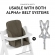 Perna reductor scaun hranire Alpha, Cosy Select, Waffle Pique Olive EKDhk67835