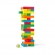 Jucarie din lemn - Turnul Tonny cu piese colorate