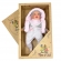 Papusa Nines D'Onil, Snow, nou-nascut, cu sunete, cu miros de vanilie, ambalata in saculet, 45 cm