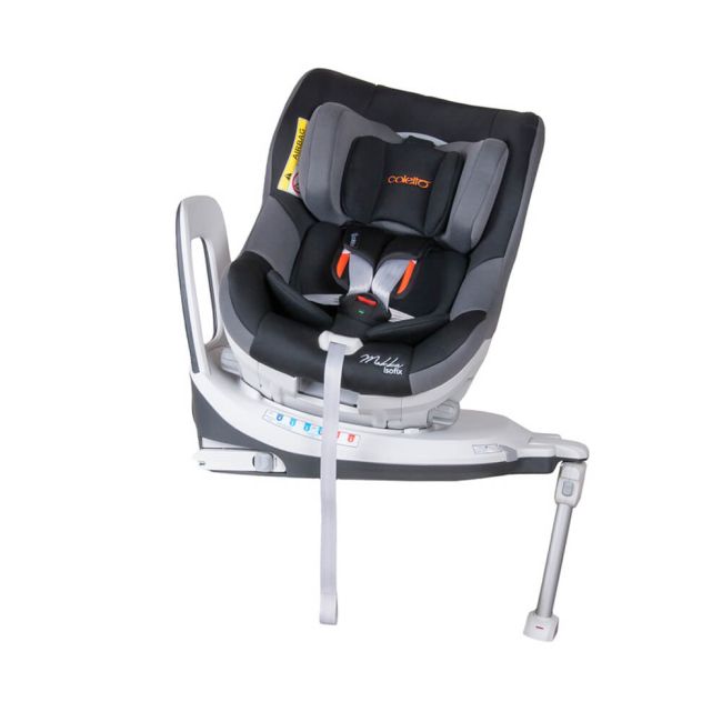 Scaun auto MOKKA rotativ 360 grade cu ISOFIX 0-18 kg Black Coletto SUPcoletto_mokka_black