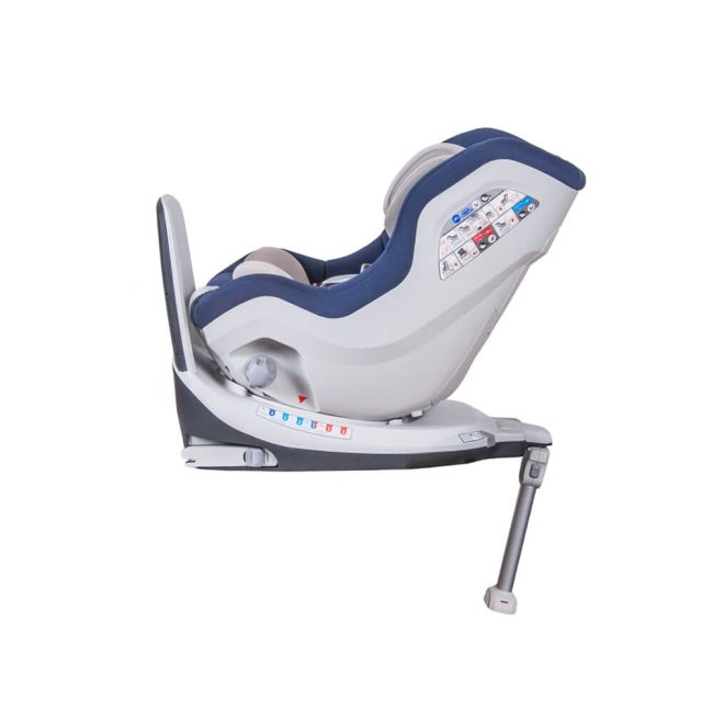 Scaun auto MOKKA rotativ 360 grade cu ISOFIX 0-18 kg Navy Coletto SUPcoletto_mokka_navy