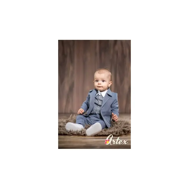 Costum pentru bebelusi - Set complet - Colectia Elegance - Art015.3 luni