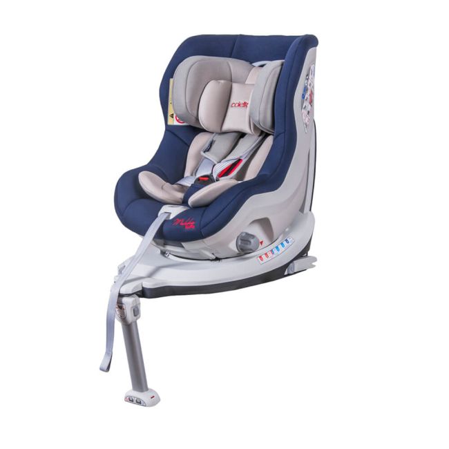 Scaun auto MOKKA rotativ 360 grade cu ISOFIX 0-18 kg Navy Coletto SUPcoletto_mokka_navy