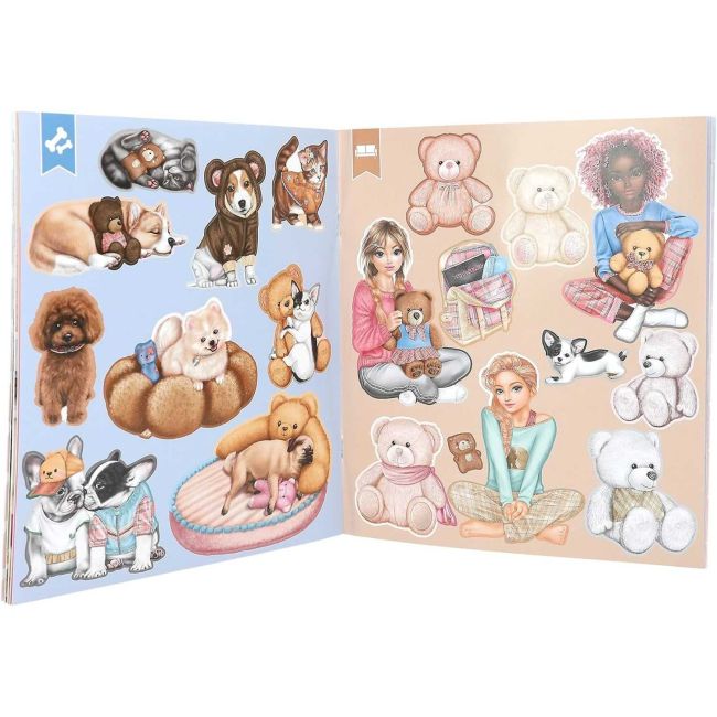 Carte de autocolante TOPModel Team Teddy Depesche PT13209 BBJPT13209_Initiala