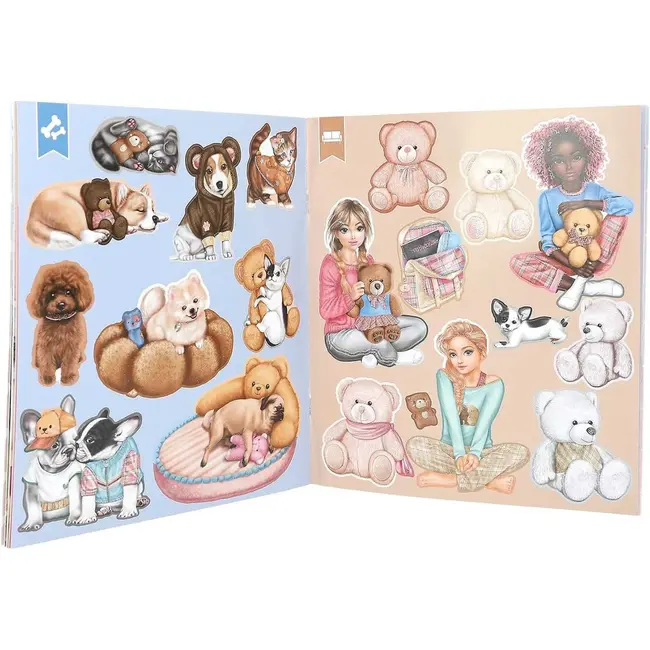 Carte de autocolante TOPModel Team Teddy Depesche PT13209 BBJPT13209_Initiala
