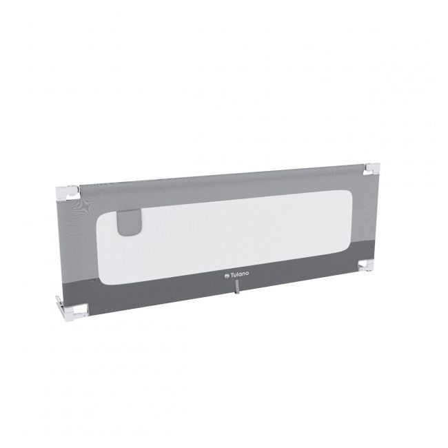Bariera protectie pat copii culisanta, cu inaltime reglabila cover 140 cm gri lvtk5903796014501