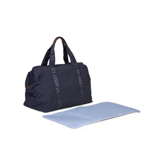 Geanta de infasat Childhome Mommy Bag Signature Urban Dark Grey ERFCH-CWMBBSUDG