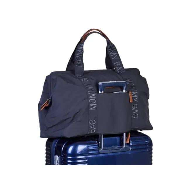 Geanta de infasat Childhome Mommy Bag Signature Urban Dark Grey ERFCH-CWMBBSUDG