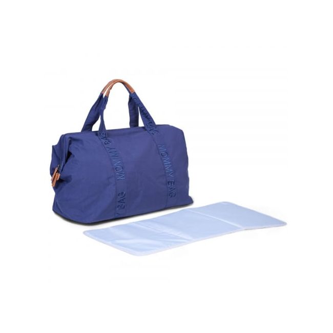 Geanta de infasat Childhome Mommy Bag Signature Urban Navy ERFCH-CWMBBSUNA