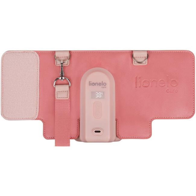 Incalzitor biberoane, Lionelo, ThermUp Go Evo, Portabil, Cu 5 niveluri de incalzire, Cu buton Safety Control, Mentinere caldura pana la 9h, Incarcare USB, Roz BYNLOC-THERMUP_GO_EVO_CORAL_PINK