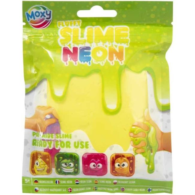 Neon Fluffy Slime Moxy GR500001 BBJGR500001_Galben