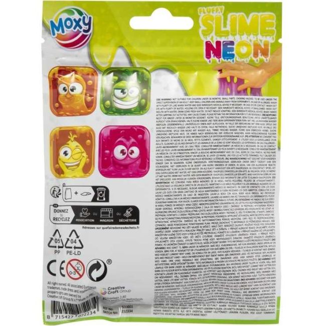 Neon Fluffy Slime Moxy GR500001 BBJGR500001_Roz