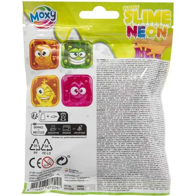 Neon Fluffy Slime Moxy GR500001 BBJGR500001_Verde
