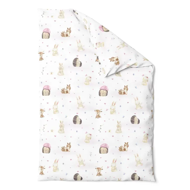Pilota Pentru Copii Din Bumbac, Fata Dubla, Umplutura Hipoalergenica Babysoft, Love, 140x100cm Pjb84886