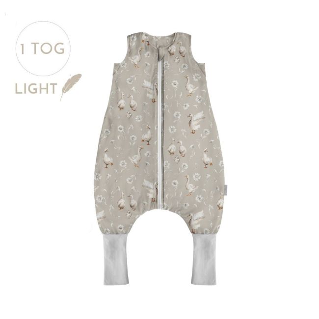 Sac De Dormit Cu Picioare, Bumbac 1 Tog, Goose Family, Marimea Xs, 74 80, 6-12 Luni - Babysteps Pjb5980
