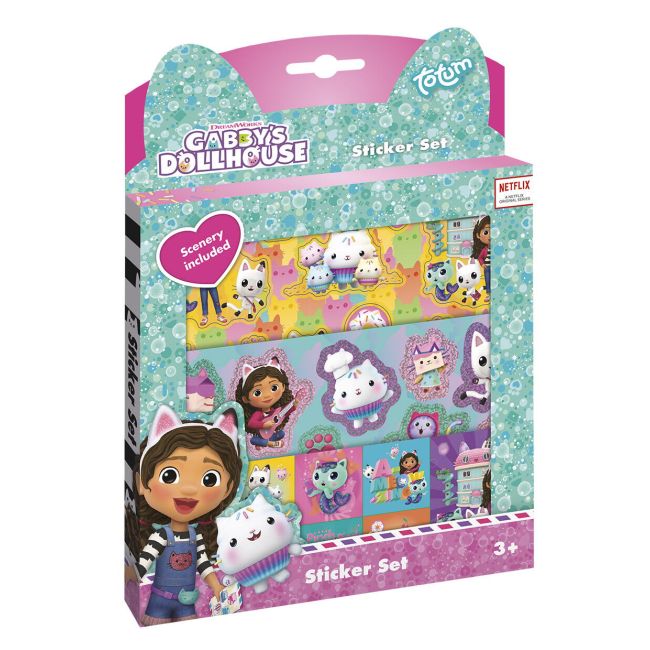 Set abtibilduri - gabby's dollhouse