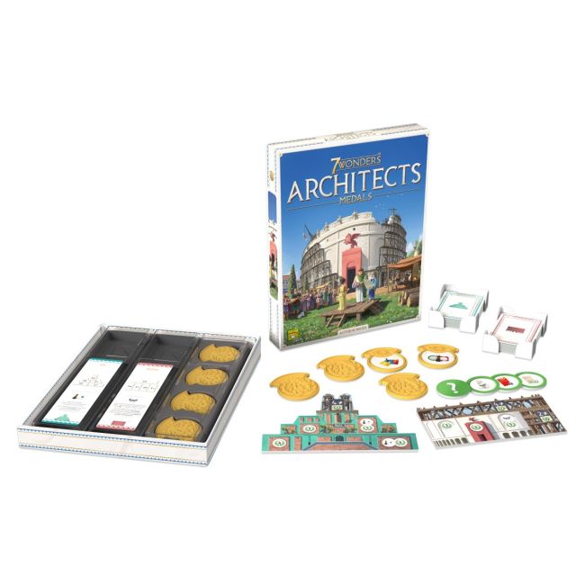 Joc de societate 7 Wonders Architects Medals, limba engleza BKFMED-EN01