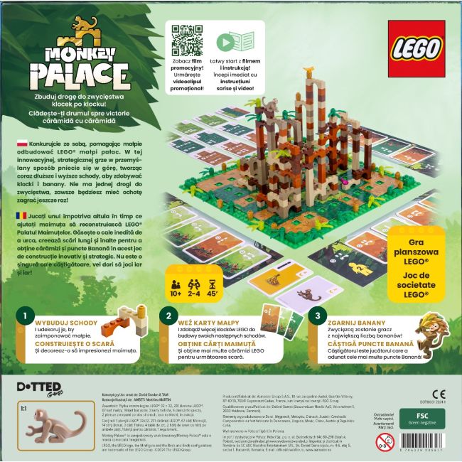 Joc de societate LEGO Monkey Palace, limba romana BKFDOT10001