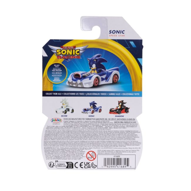 Nintendo Sonic - Vehicul din metal 1:64, diverse modele, S7 BKF423244