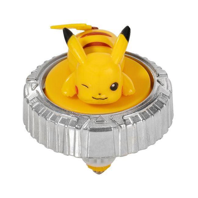 Pokemon - Set de joaca Battle Spinner cu doua figurine (Pikachu #1, Mew, Poké Ball, & Poké Ball) BKFPKW4403