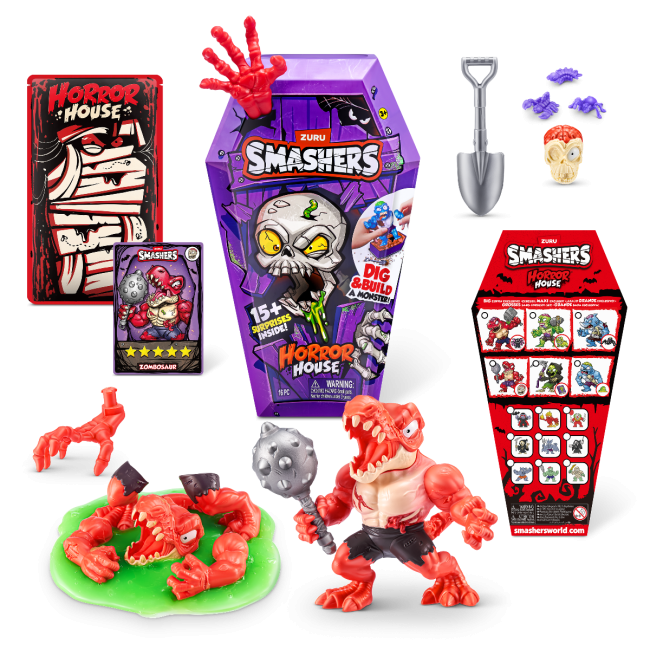 Smashers - Set cu peste 15 figurine si accesorii, Horror House Medium BKF74125