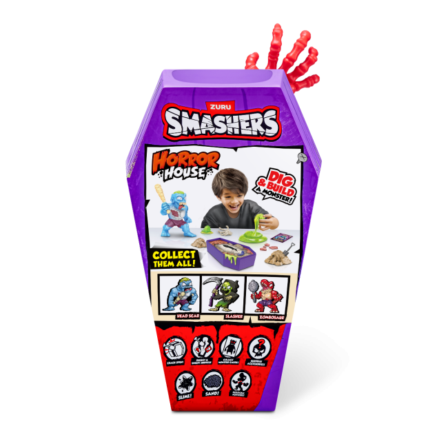 Smashers - Set cu peste 15 figurine si accesorii, Horror House Medium BKF74125